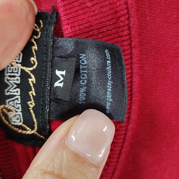 GameDay Couture OU Sooners Tee Elbow Patches Schooner Long Sleeve - Picture 3 of 5